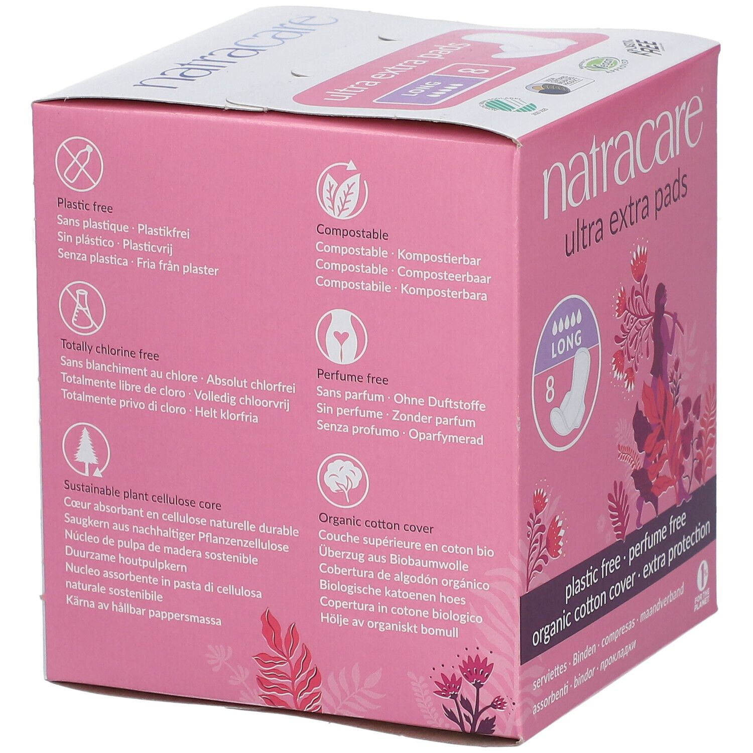 NATRACARE Ultra extra pads Serviette hygiènique Long