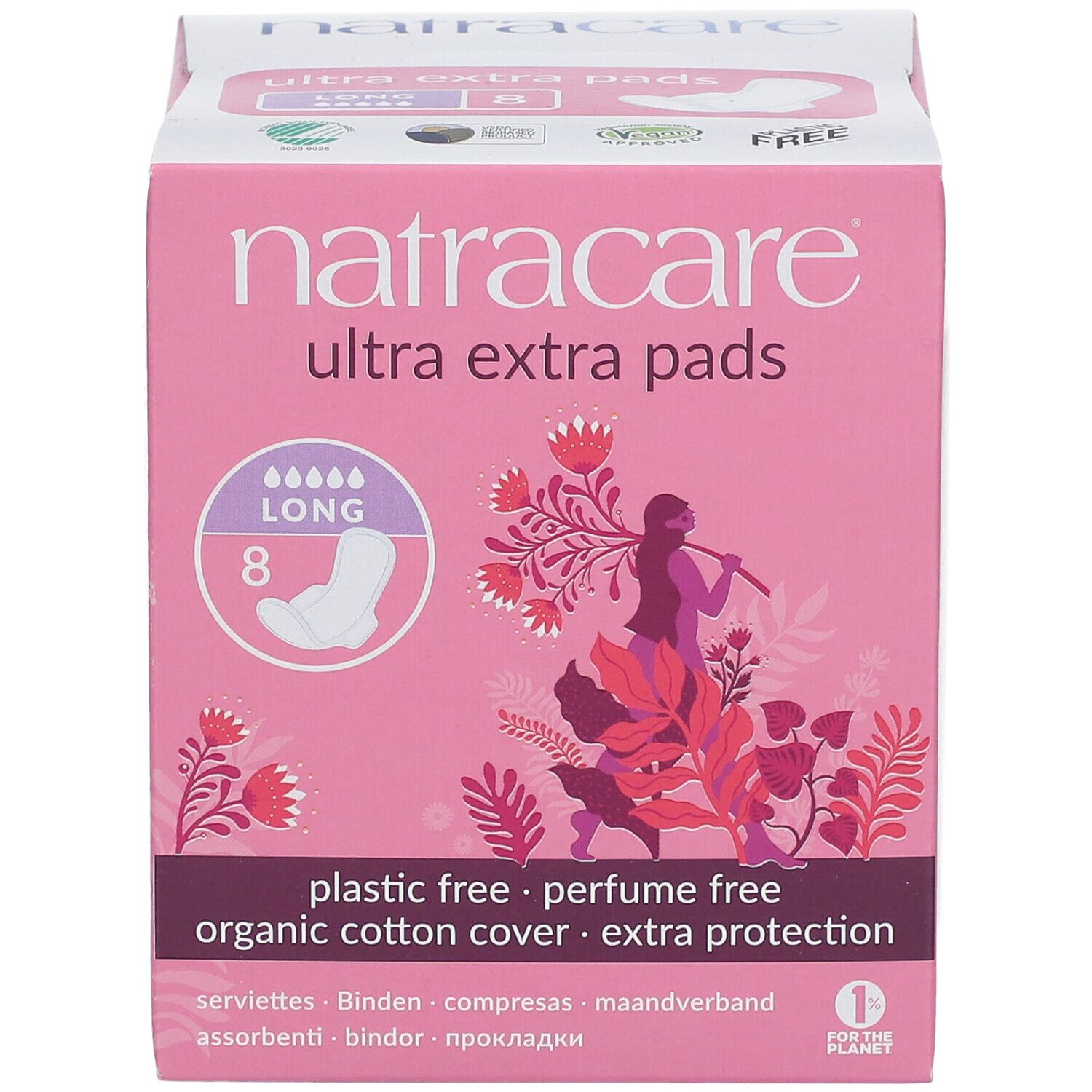 NATRACARE Ultra extra Pads Damenbinde Lang