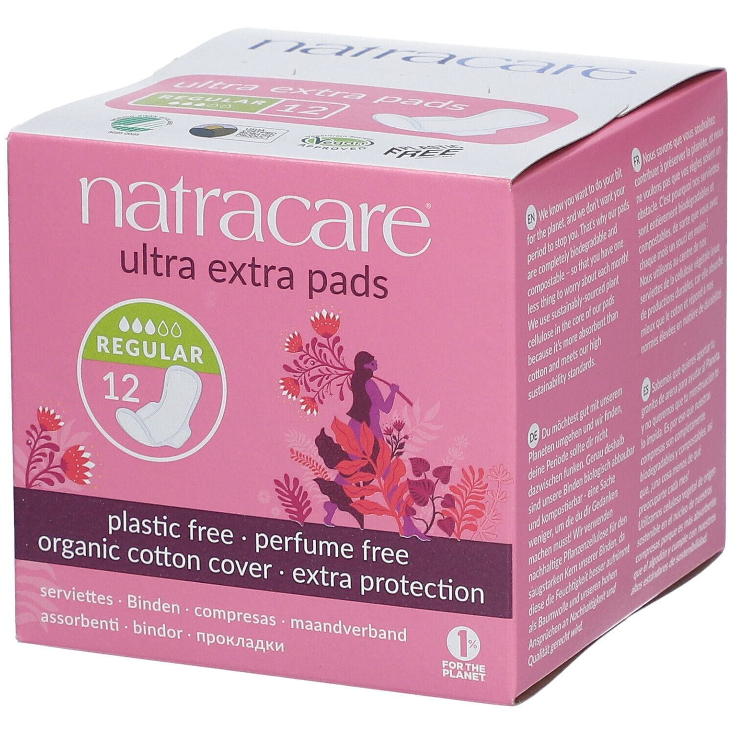 NATRACARE Ultra extra pads Damenbinde regular