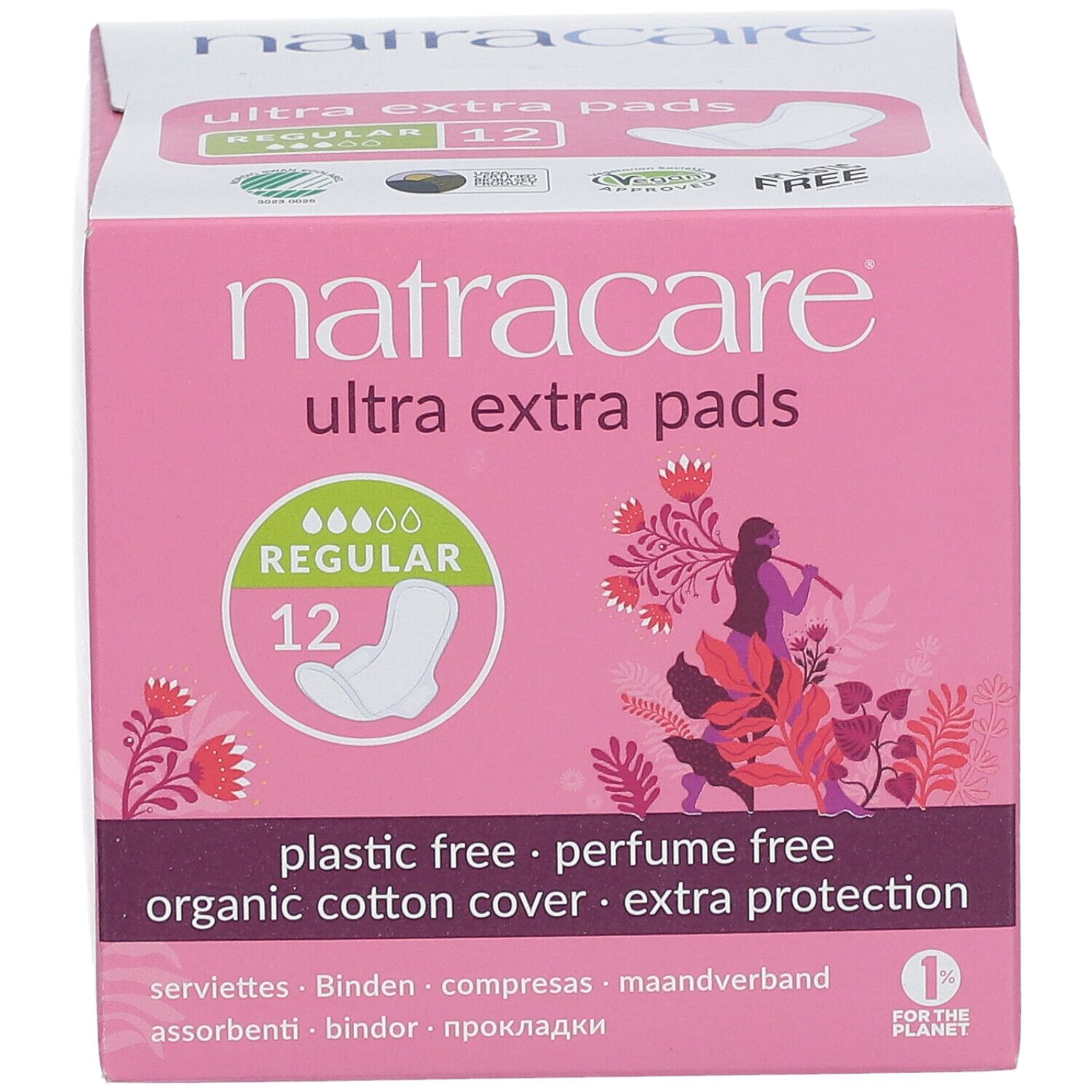 NATRACARE Ultra extra pads Serviette hygiènique regular