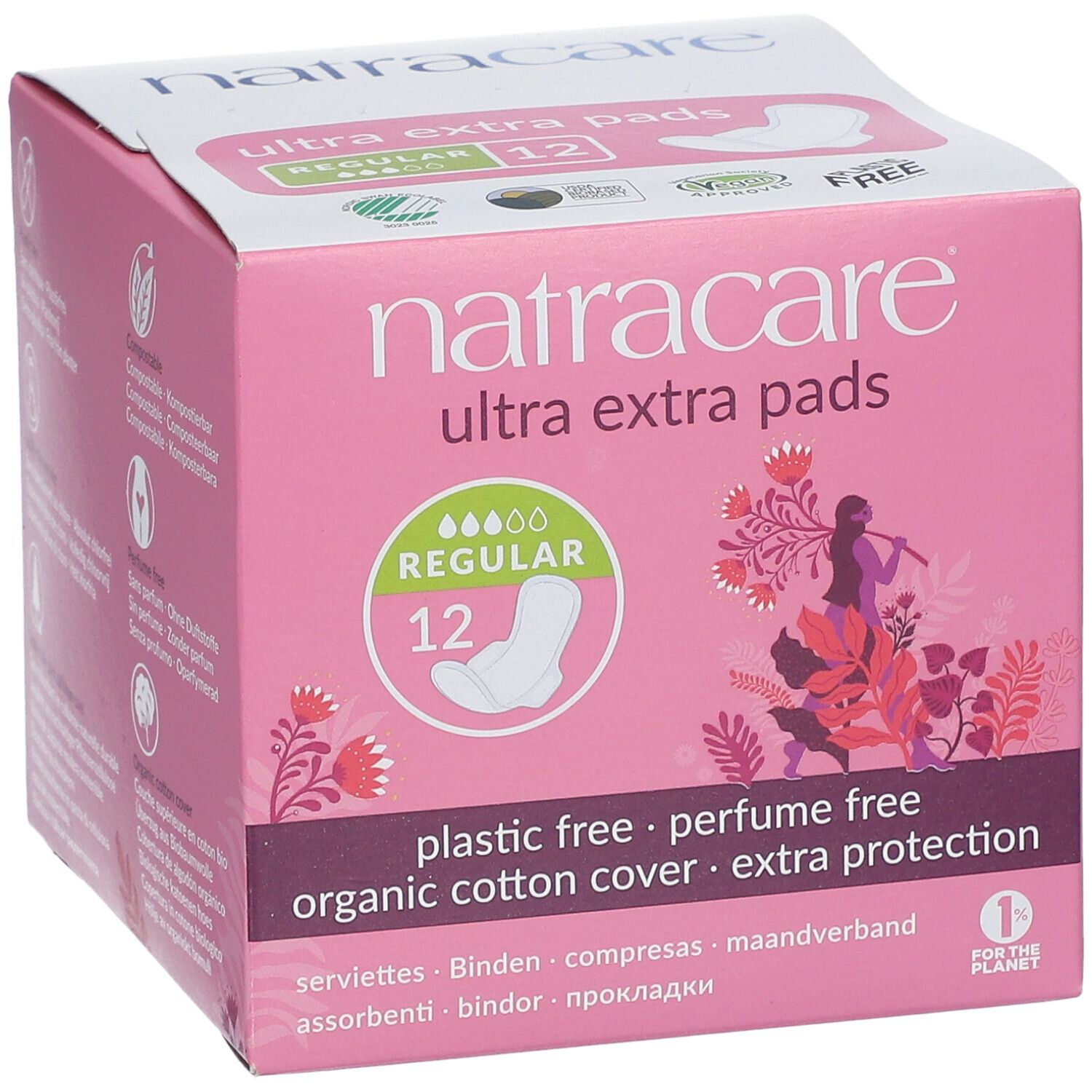 NATRACARE Ultra extra pads Serviette hygiènique regular