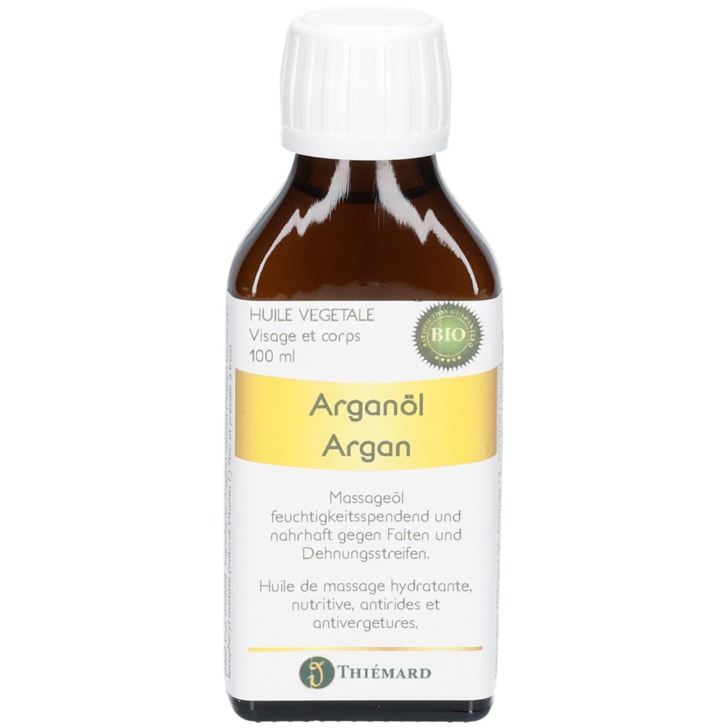 Thiémard Bio-Argan-Pflanzenöl für Gesicht und Körper: product photo