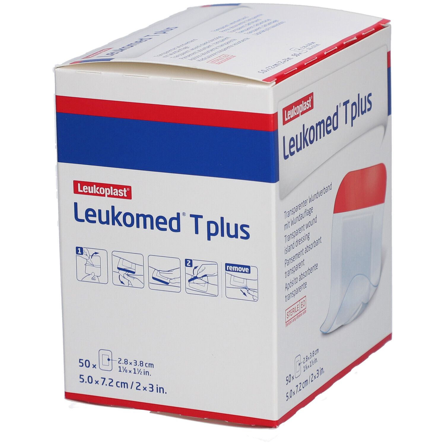 Leukomed® T Plus Steriler Verband 7,2 x 5 cm