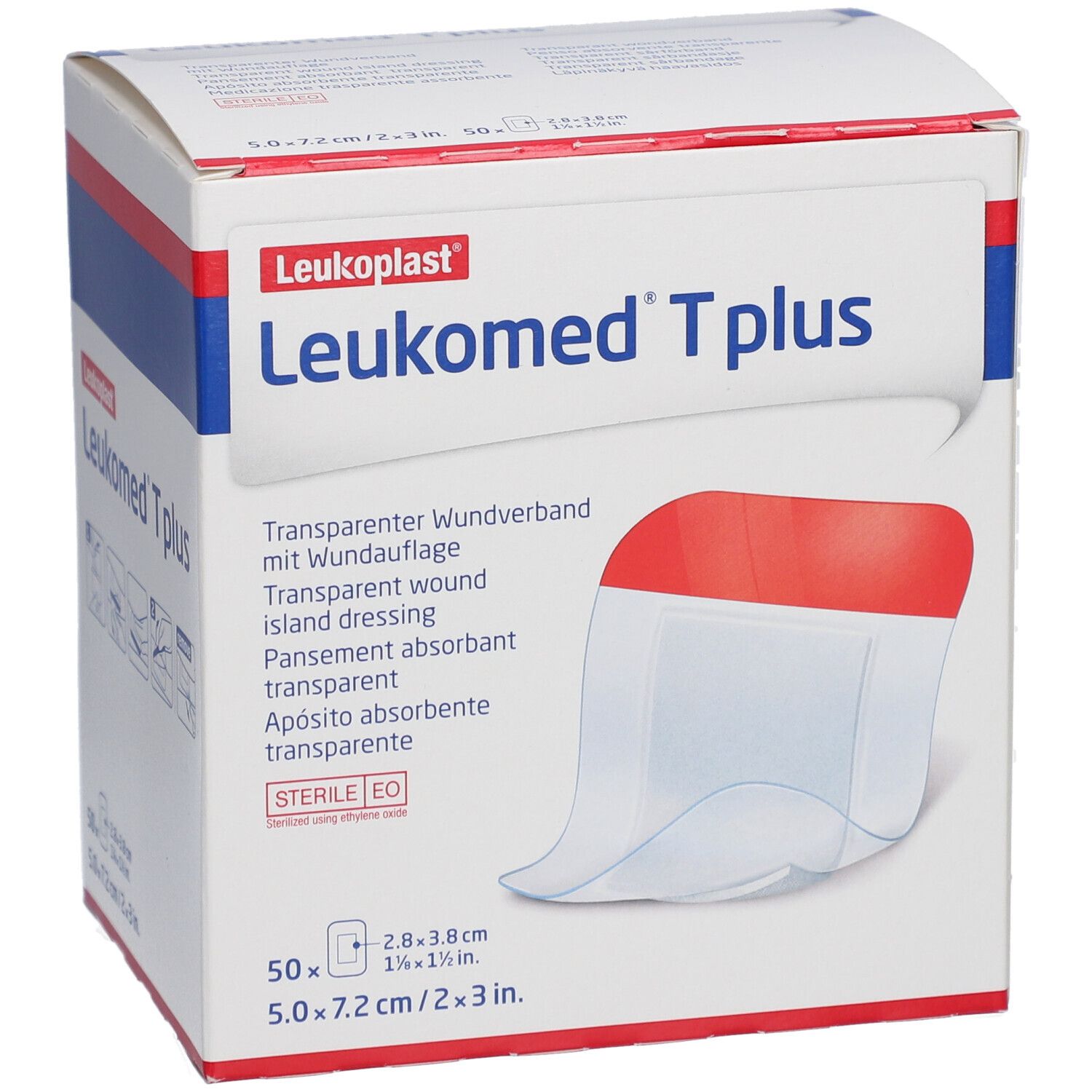 Leukomed® T Plus Steriler Verband 7,2 x 5 cm