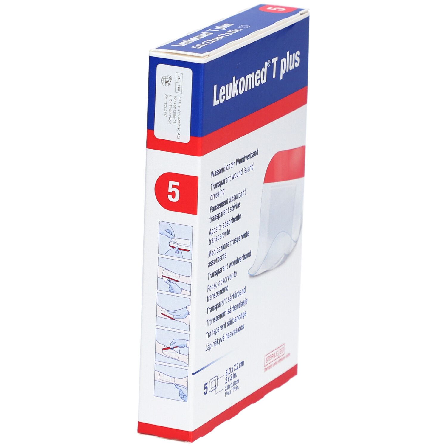 Leukomed® T Plus 5 cm x 7,2 cm steril