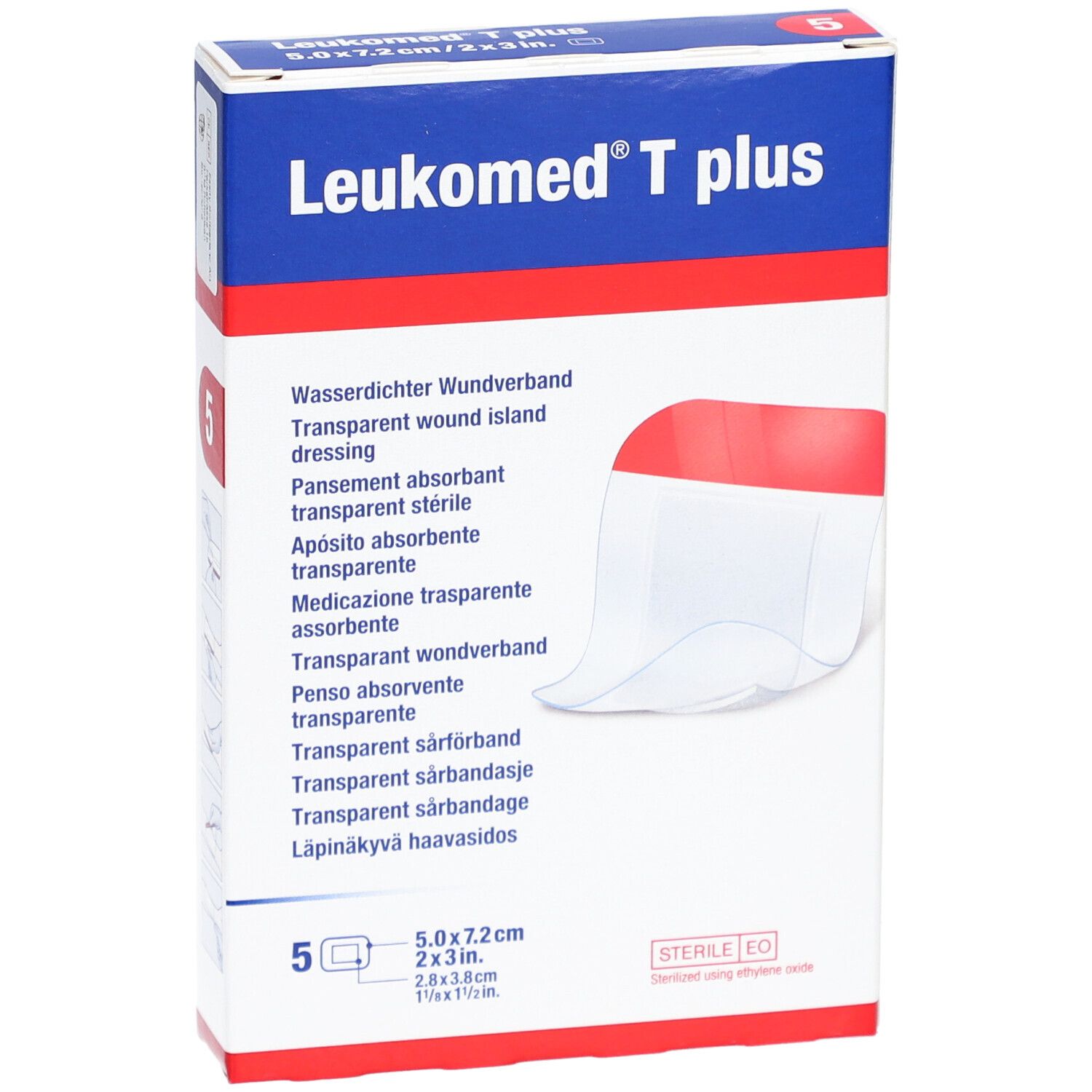 Leukomed® T Plus 5 cm x 7,2 cm steril
