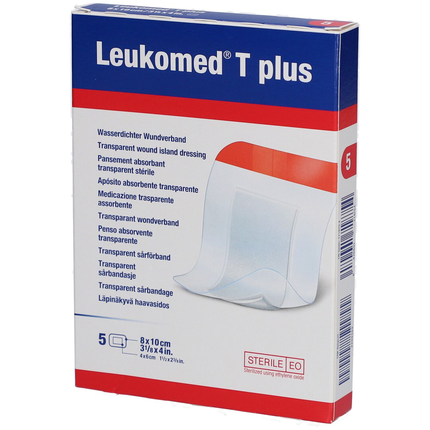 Leukomed® T Plus Pansement Stérile 8 cm x 10 cm