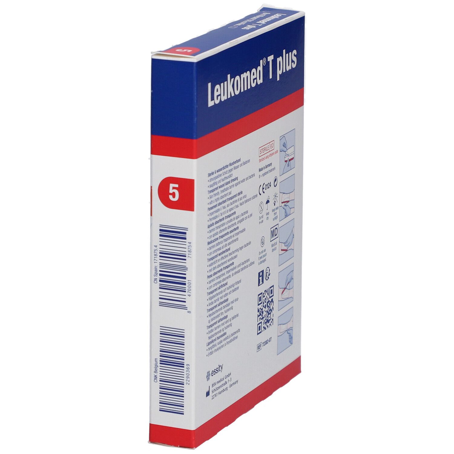 Leukomed® T Plus Pansement Stérile 8 cm x 10 cm
