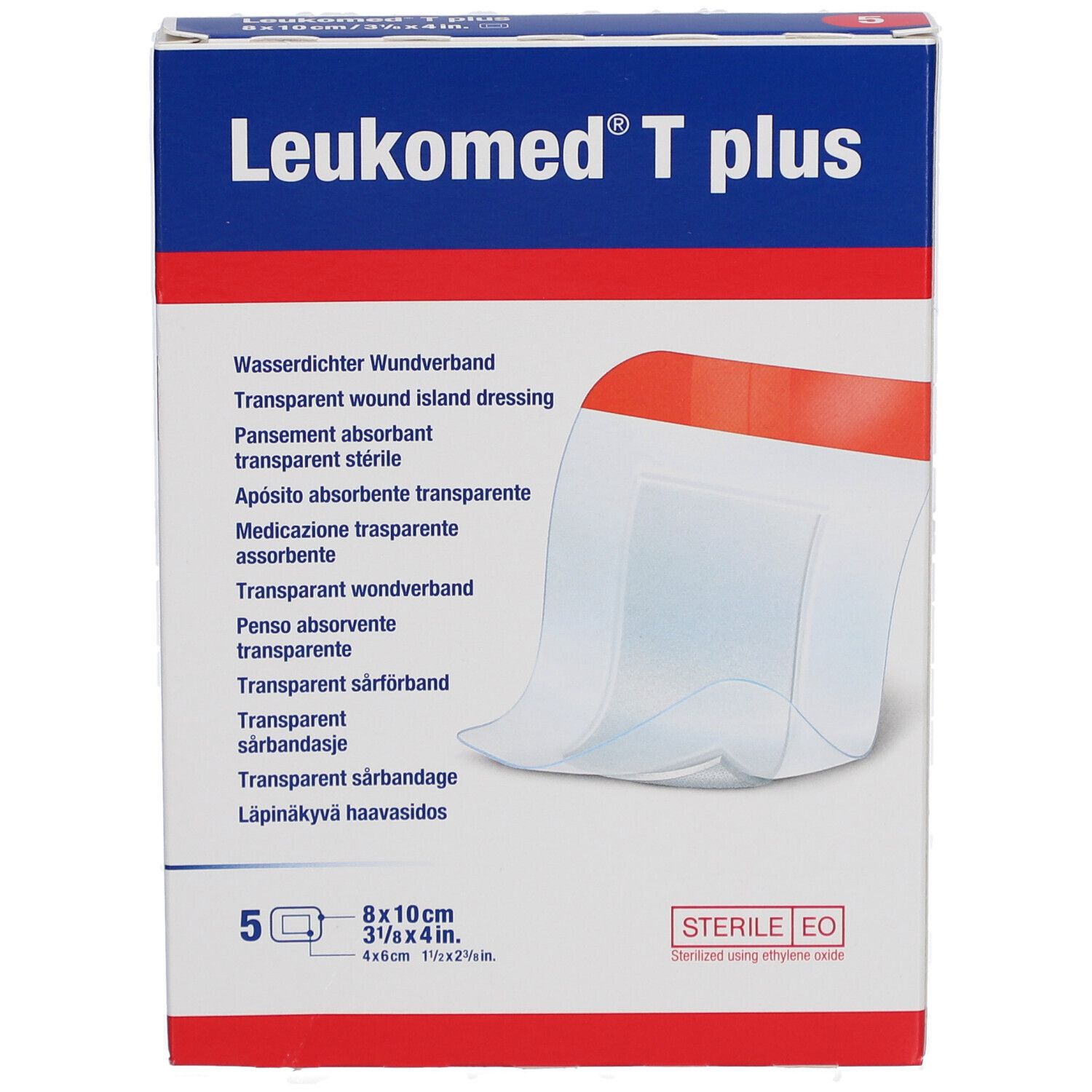 Leukomed® T Plus Pansement Stérile 8 cm x 10 cm
