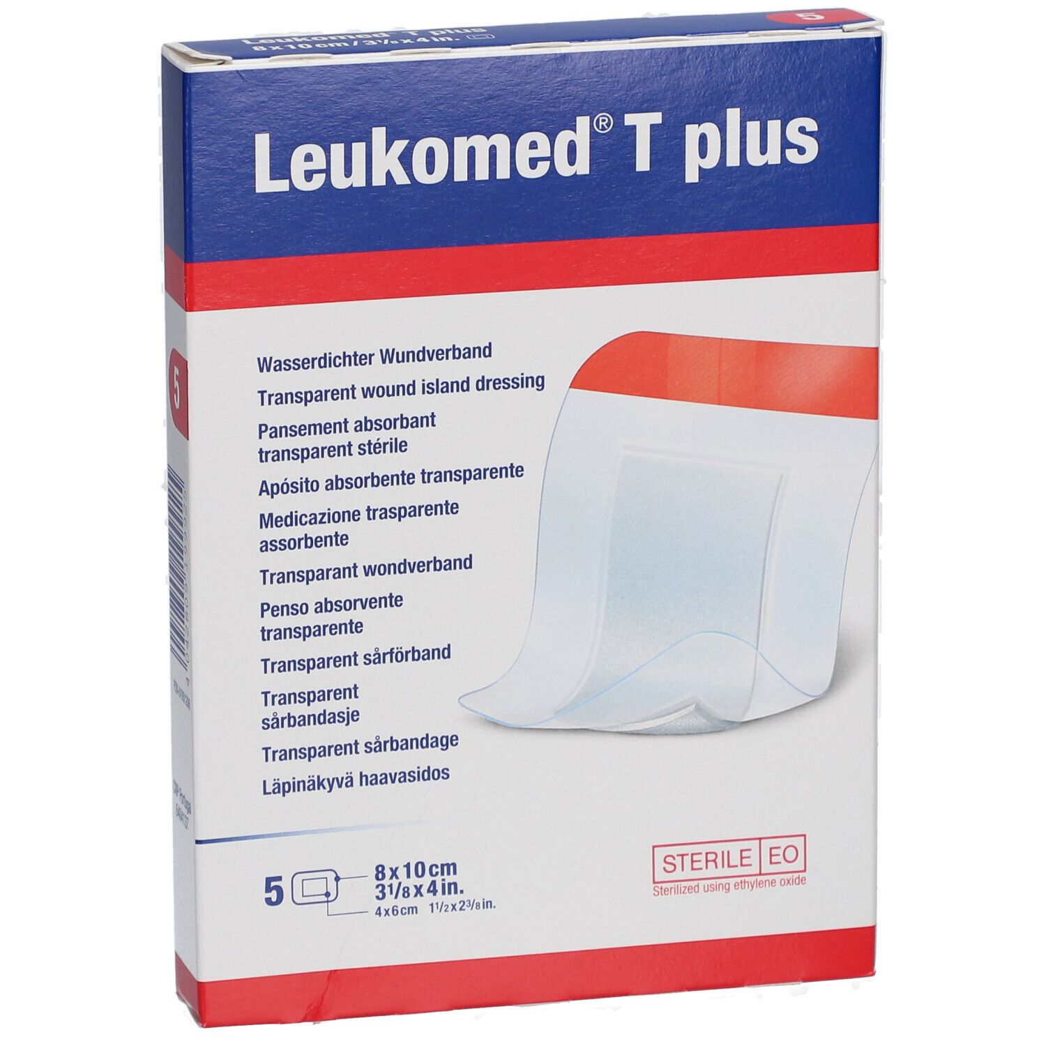 Leukomed® T Plus Pansement Stérile 8 cm x 10 cm