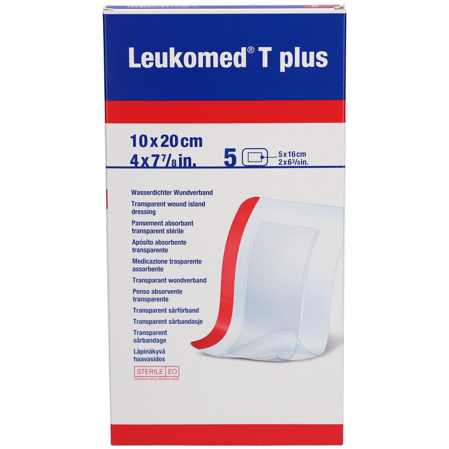 Leukomed T plus Pansement Stérile 10 x 20 cm