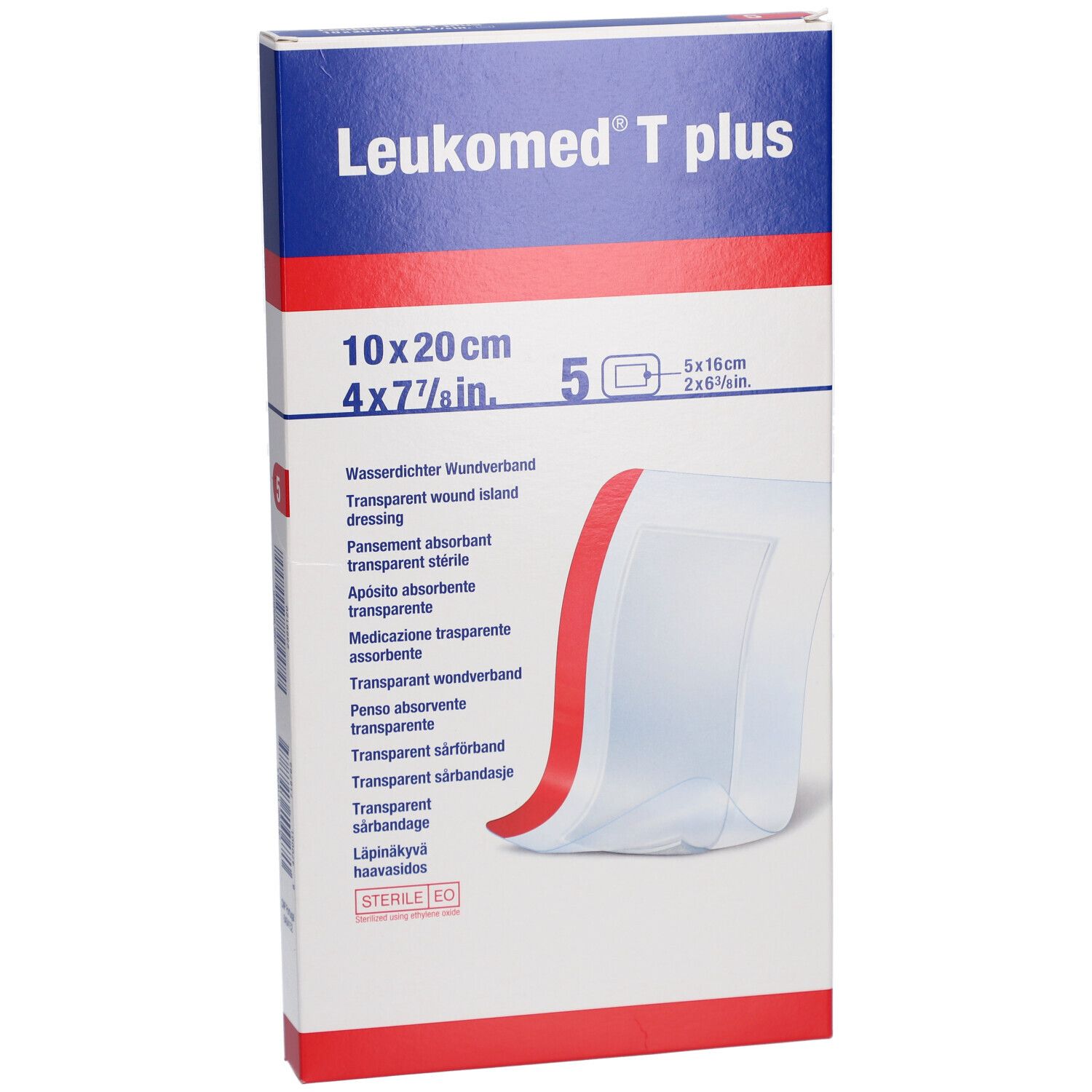 Leukomed T plus Pansement Stérile 10 x 20 cm