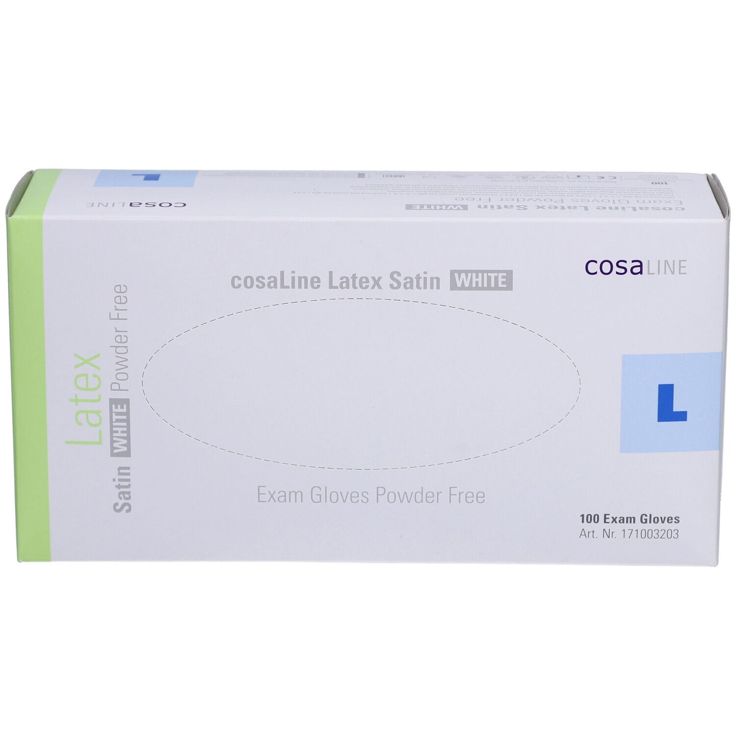 cosaLine® Gants d'examen L Latex non poudrés