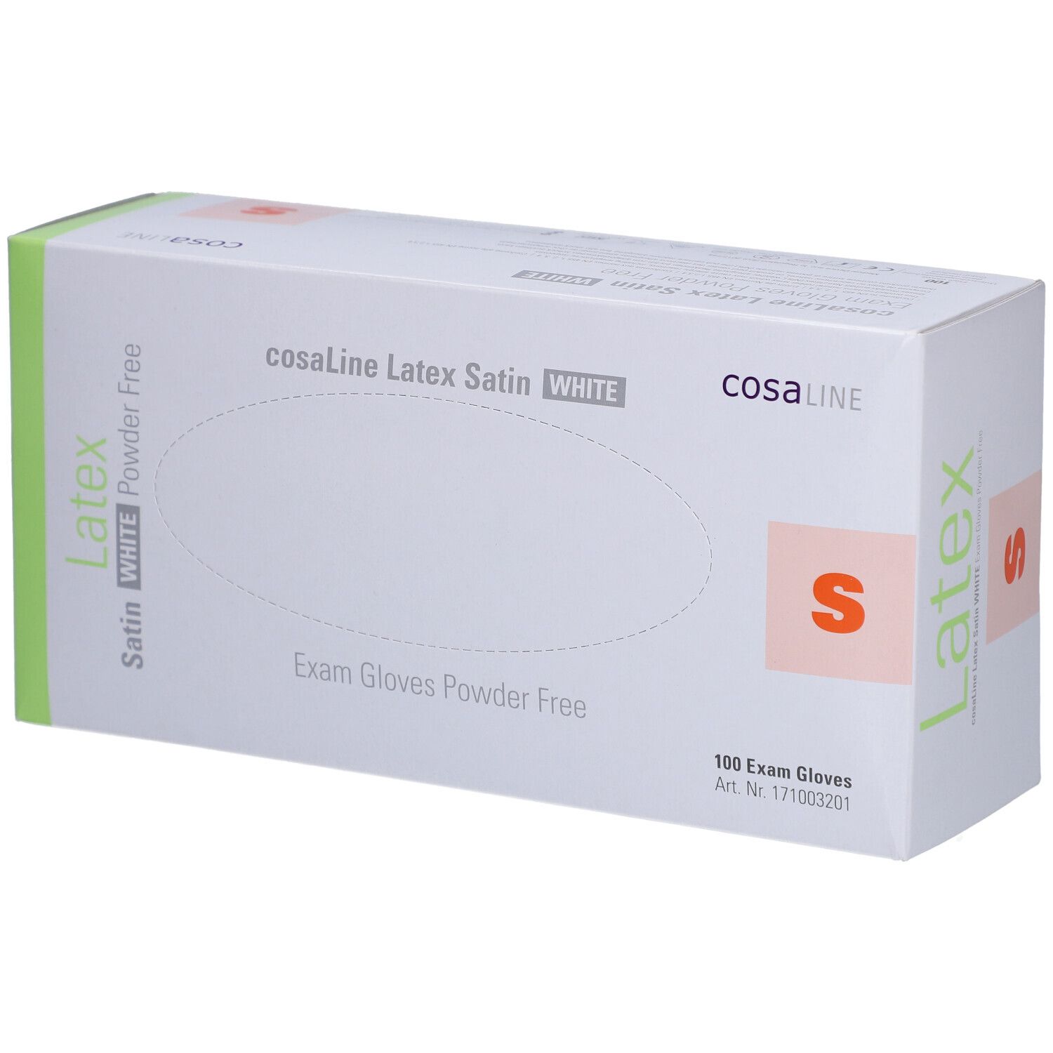 cosaLine® Untersuchungshandschuhe S Latex puderfrei