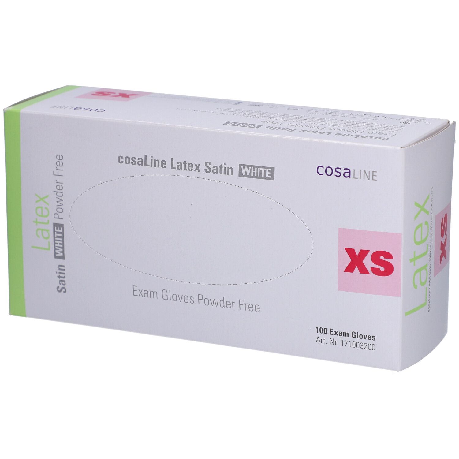 cosaLine® Untersuchungshandschuhe XS Latex puderfrei