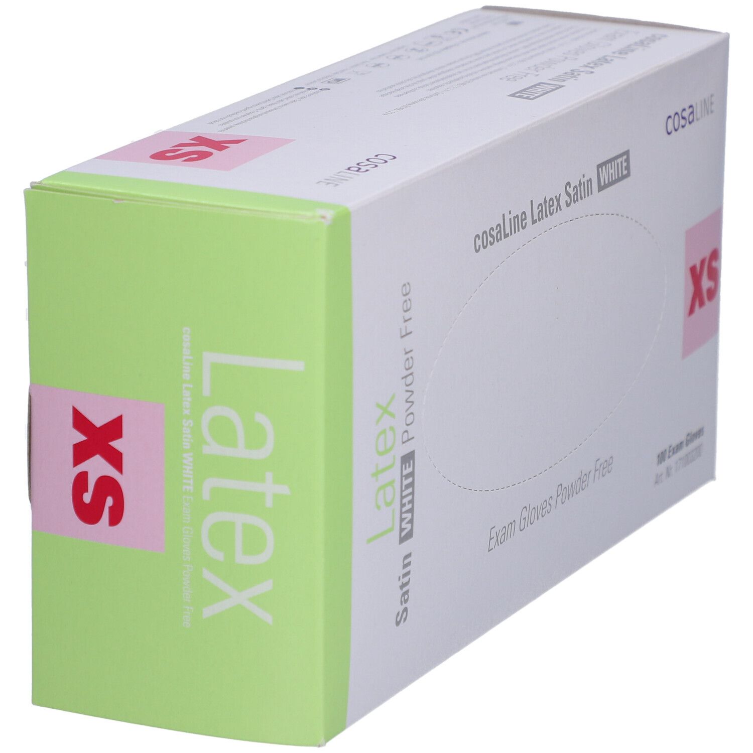 cosaLine® Untersuchungshandschuhe XS Latex puderfrei