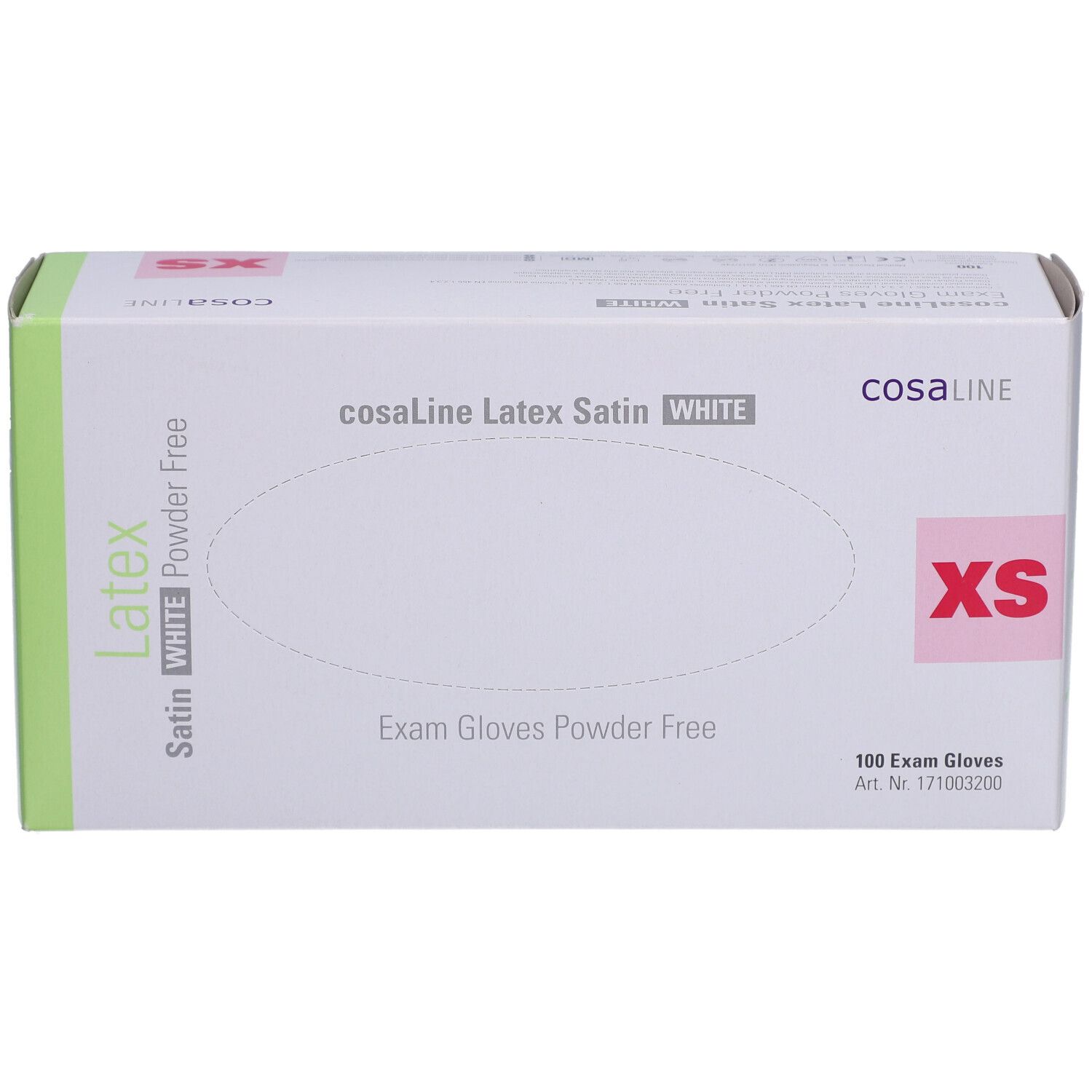 cosaLine® Untersuchungshandschuhe XS Latex puderfrei