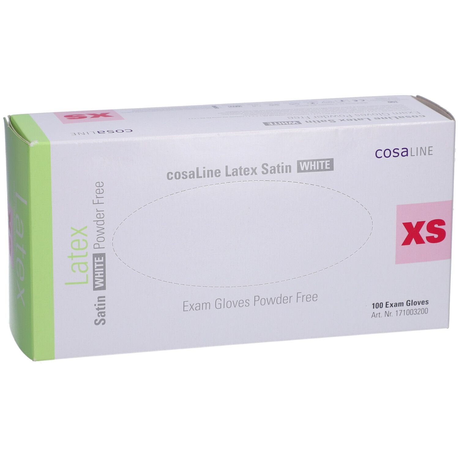 cosaLine® Untersuchungshandschuhe XS Latex puderfrei