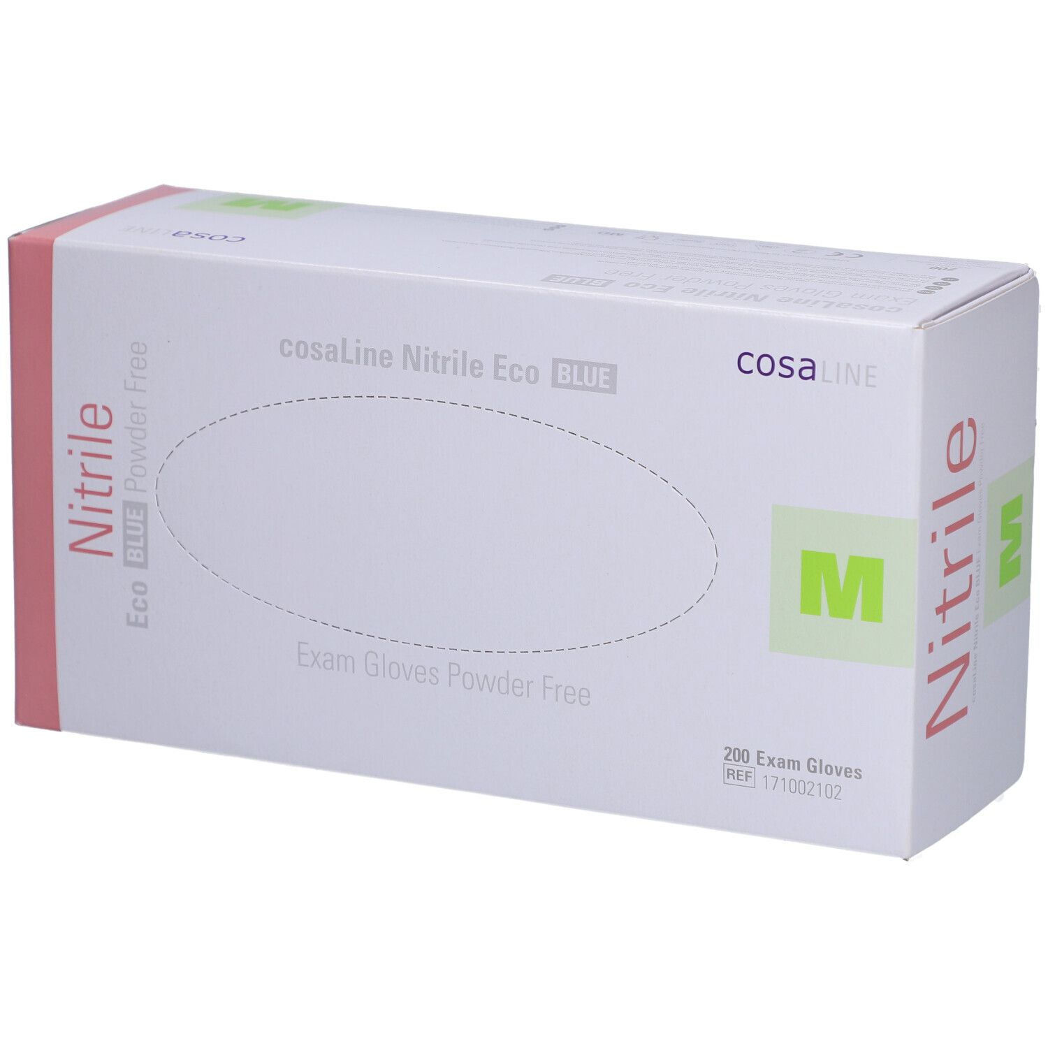 cosaLine® Untersuchungshandschuhe M Nitril Eco blau puderfrei
