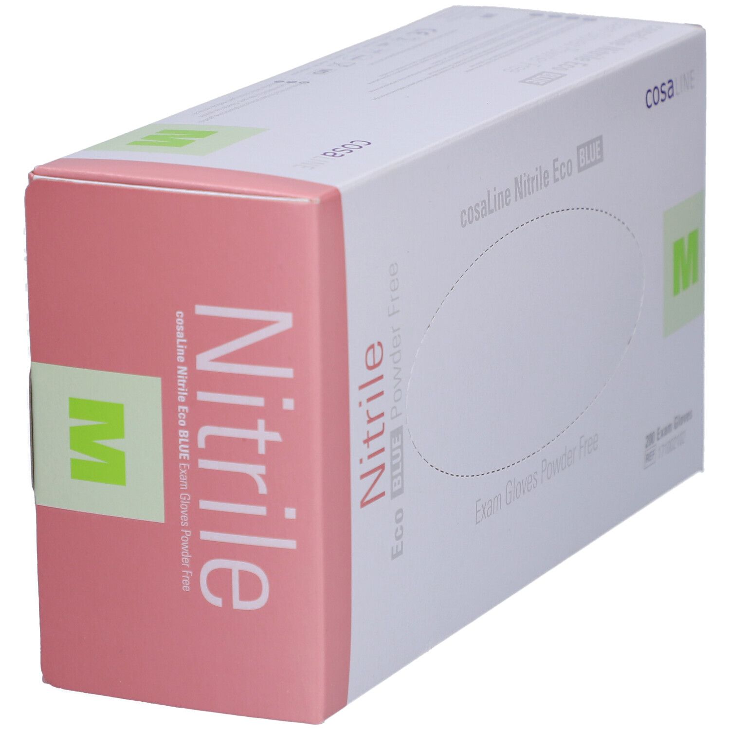 cosaLine® Untersuchungshandschuhe M Nitril Eco blau puderfrei