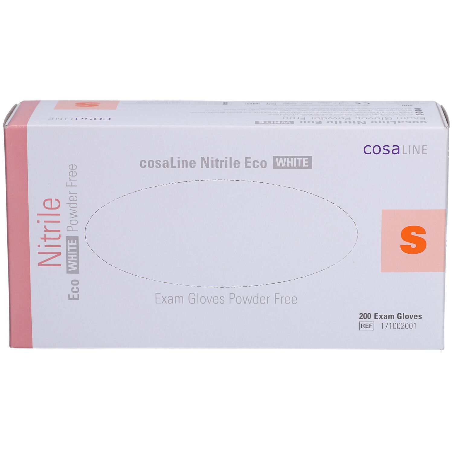 cosaLine® Untersuchungshandschuhe S Nitril Eco puderfrei