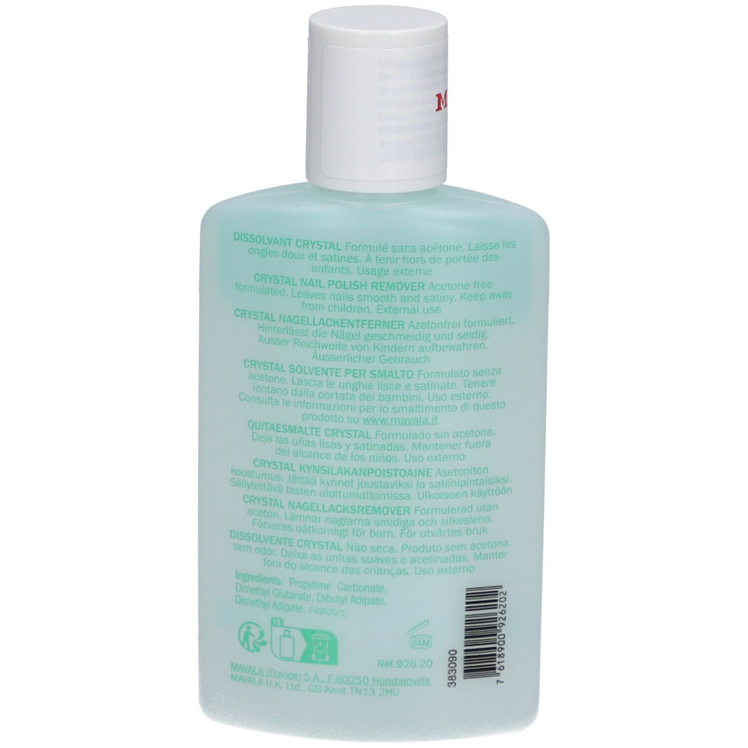 Mavala Auflösungsmittel Kristall 100 ml