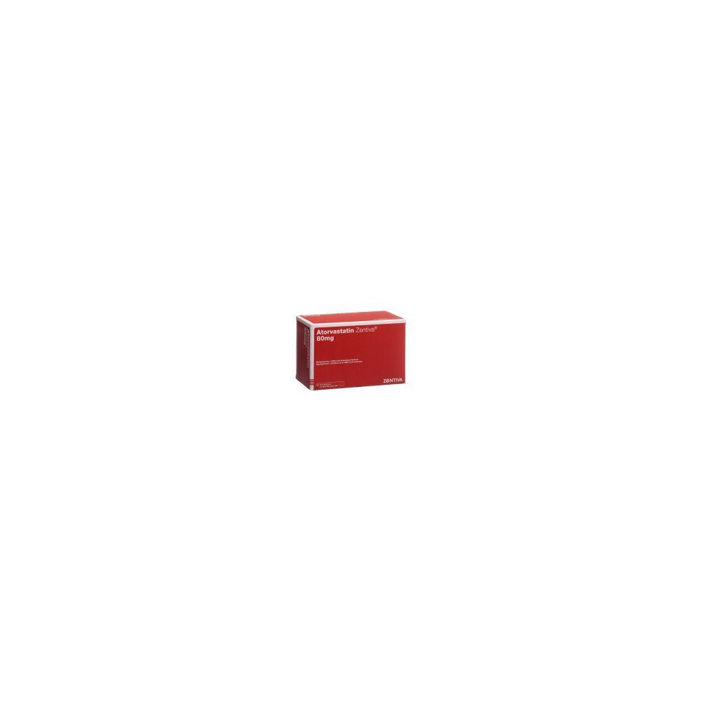ATORVASTATIN Zentiva Filmtabl 80 mg 100 Stk
