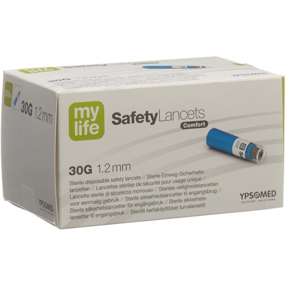 MYLIFE Safety Lancets Comfort 30G 1,2 mm