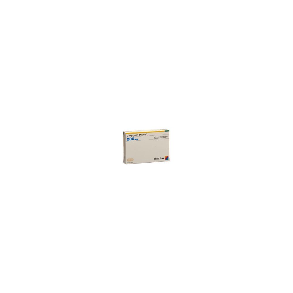 DOXYCYCLIN Mepha Tabl 200 mg 10 Stk