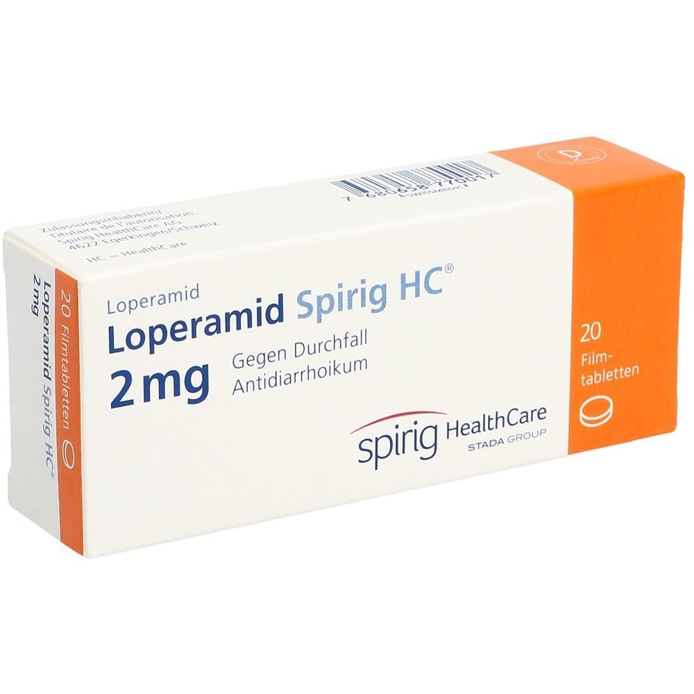 LOPERAMID Spirig HC Filmtabl 2 mg 20 Stk