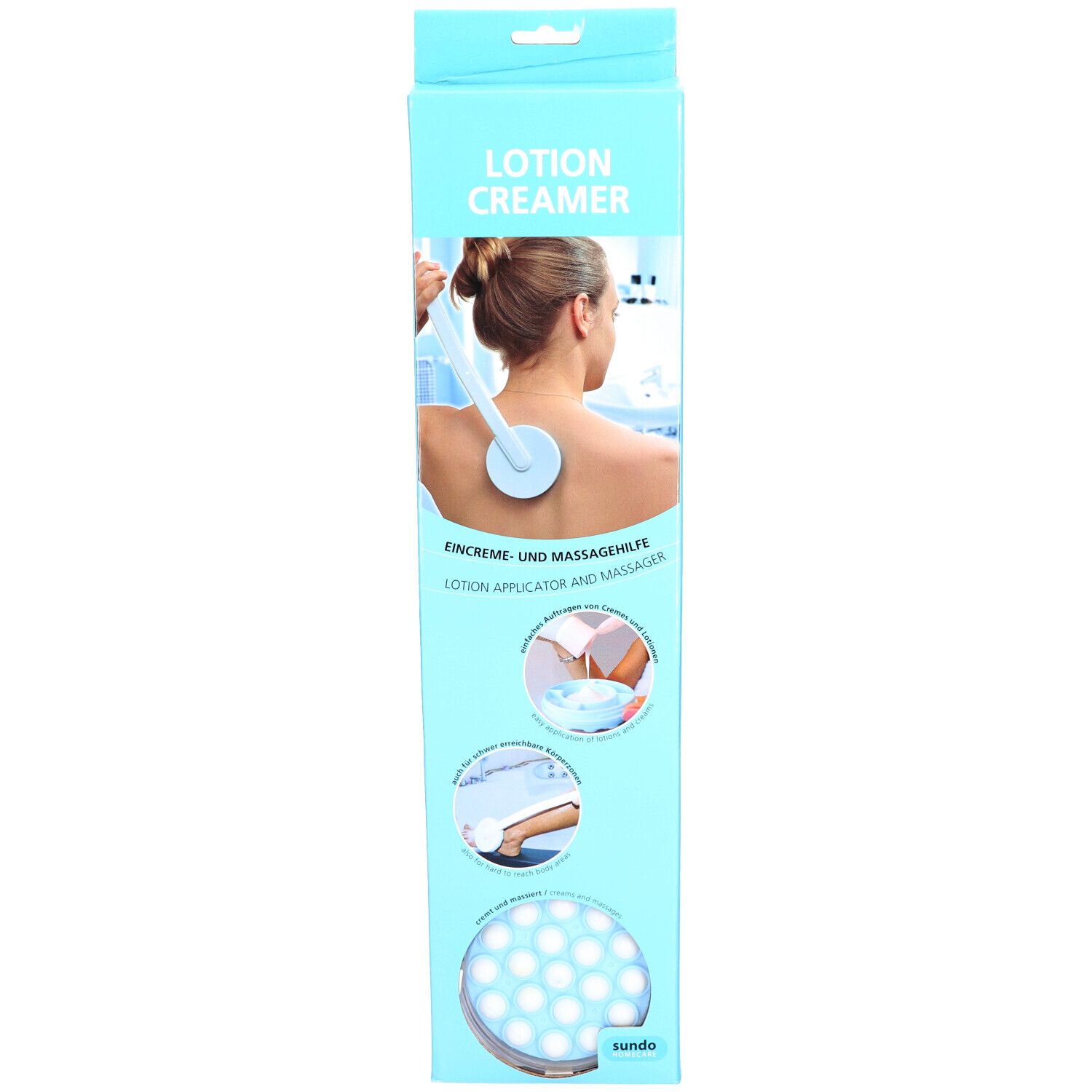 SUNDO Lotion-Creamer 44cm lang weiss/blau