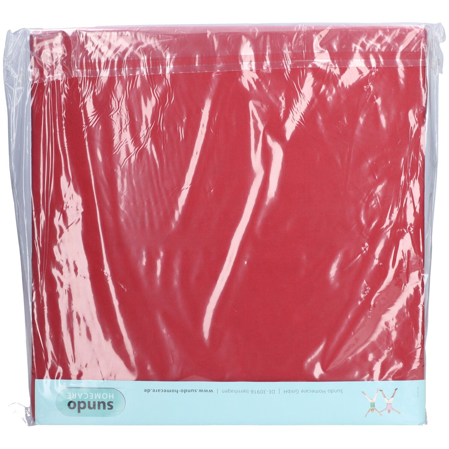 SUNDO Keilkissen 370x370x70/20mm rot