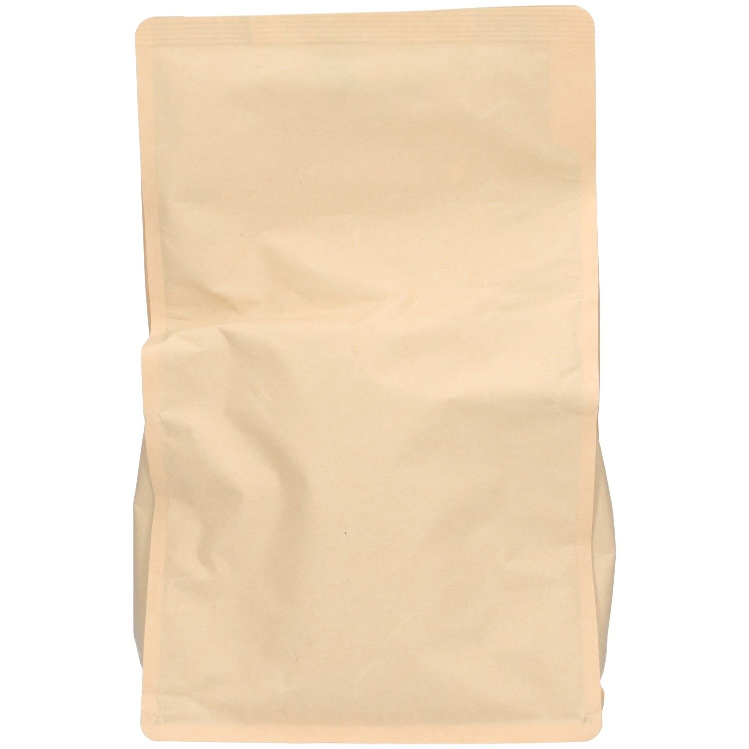 Geschlossener Beutel mit THIEMARD Spirulina Pulver Bio, 1 kg. Rückseite des Beutels.