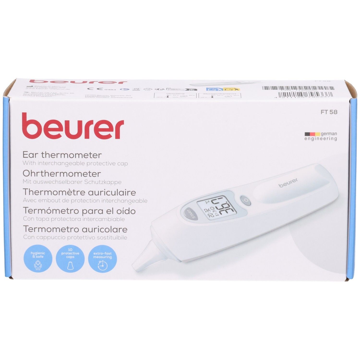 Beurer Ohrthermometer FT 58 Verpackung