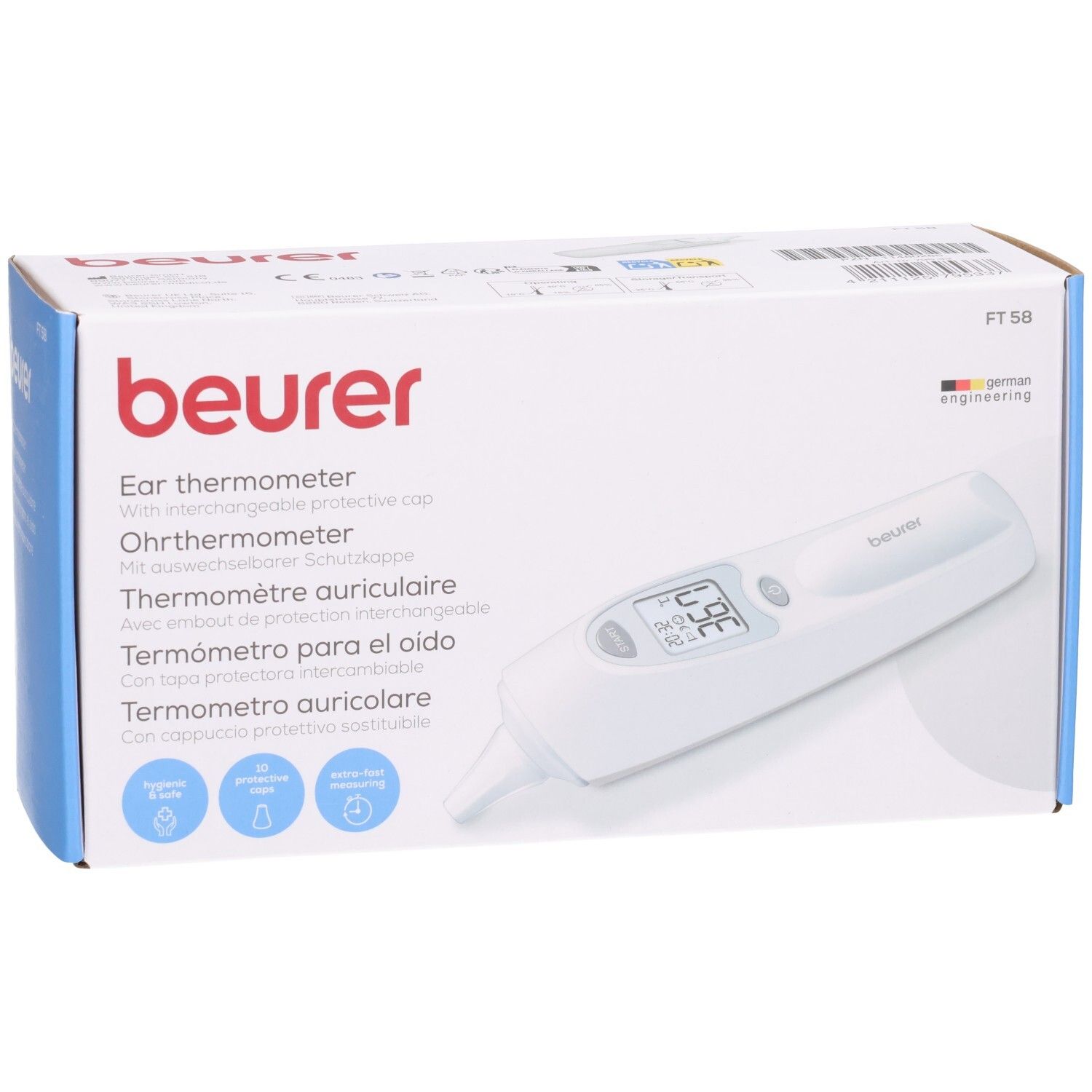 Beurer Ohrthermometer FT 58 Verpackung