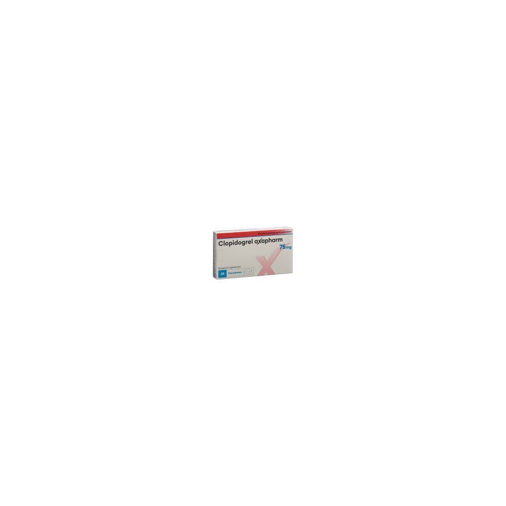 CLOPIDOGREL axapharm Filmtabl 75 mg 28 Stk