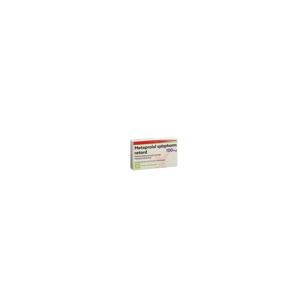 METOPROLOL Axapharm Ret Tabl 100 mg 30 Stk