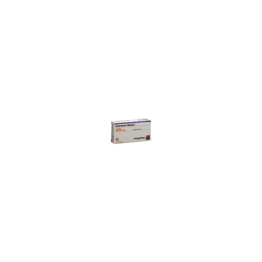 ELETRIPTAN Mepha Filmtabl 40 mg 6 Stk