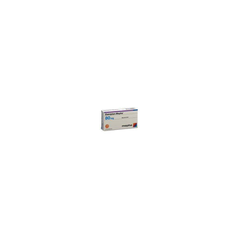 ELETRIPTAN Mepha Filmtabl 80 mg 6 Stk