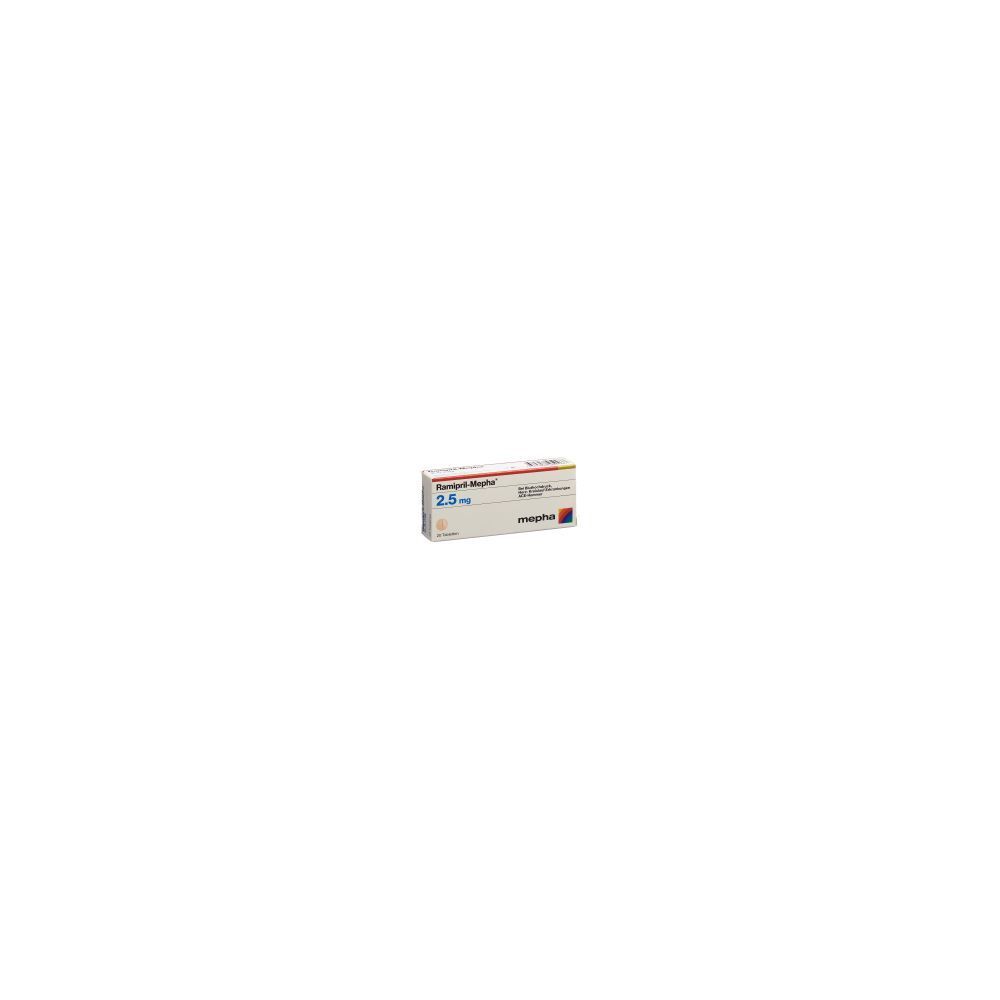 RAMIPRIL Mepha Tabl 2.5 mg 20 Stk