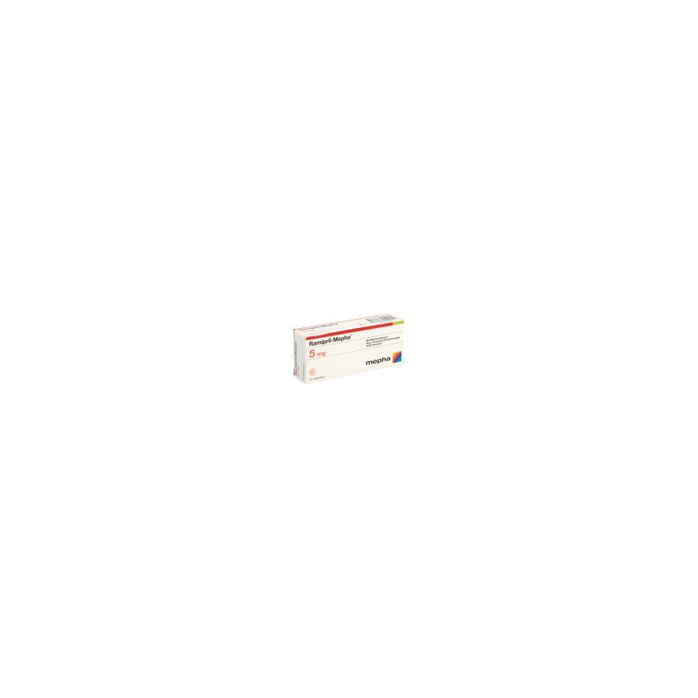 RAMIPRIL Mepha Tabl 5 mg 20 Stk