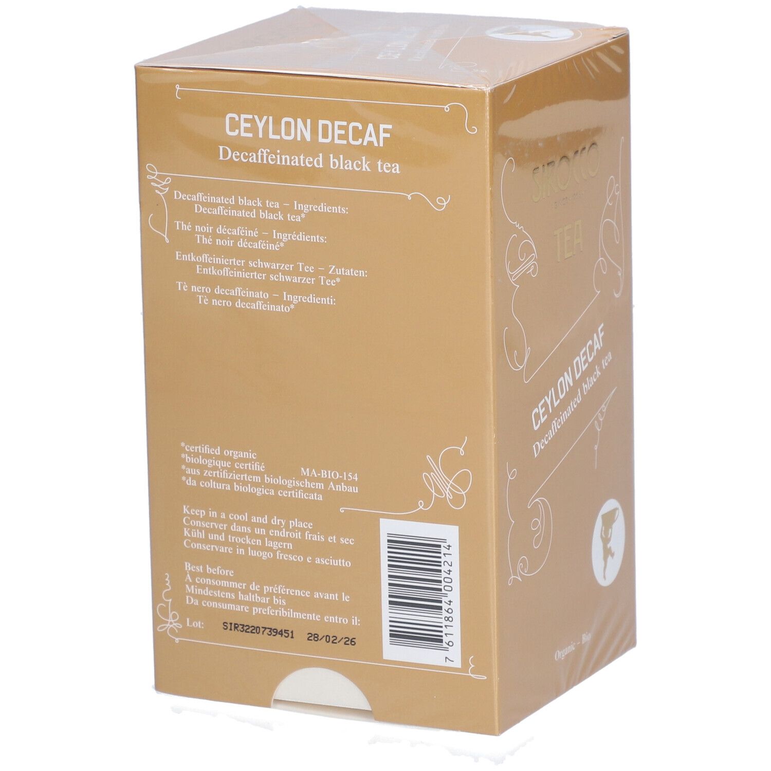 Sirocco Ceylon decaf