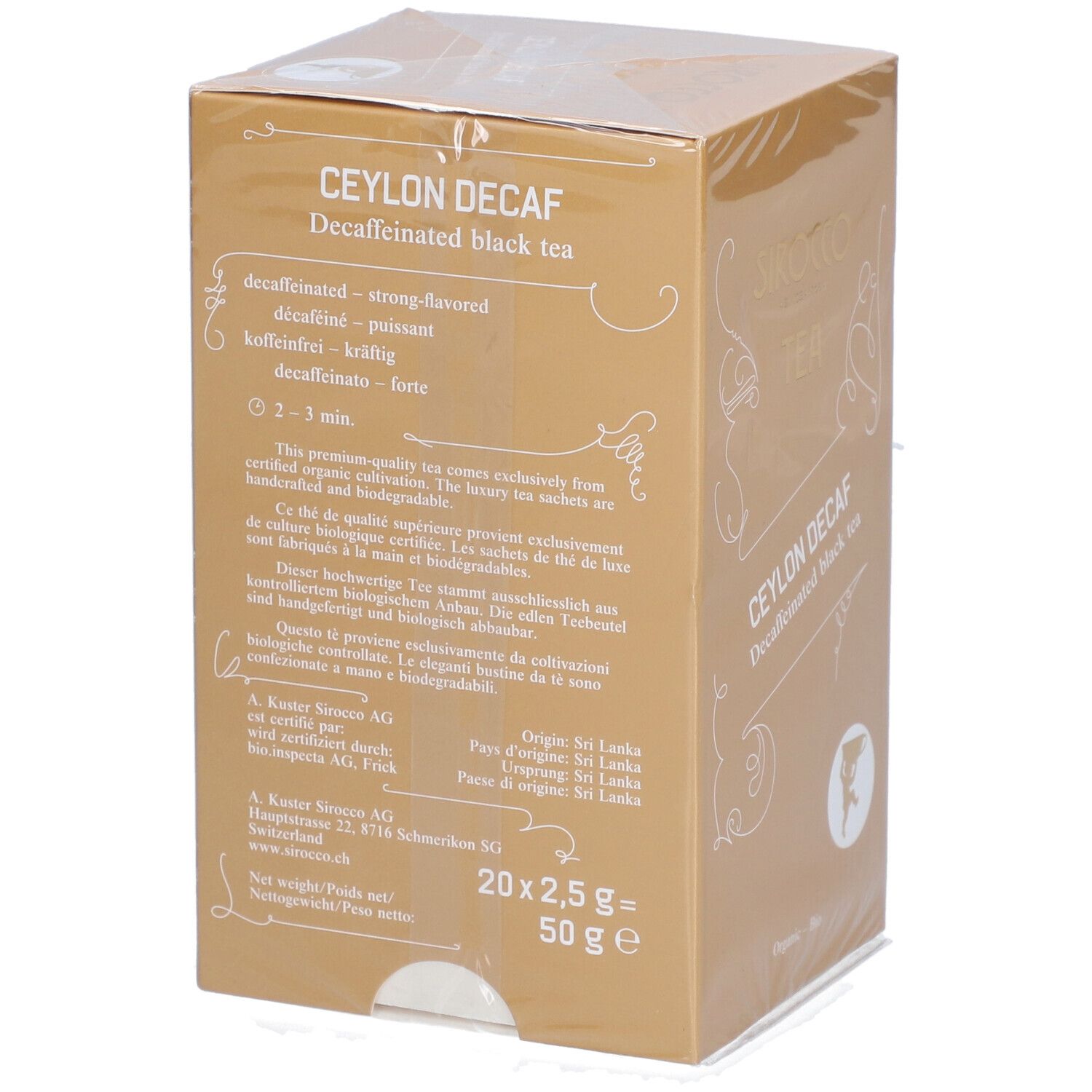 Sirocco Ceylon decaf