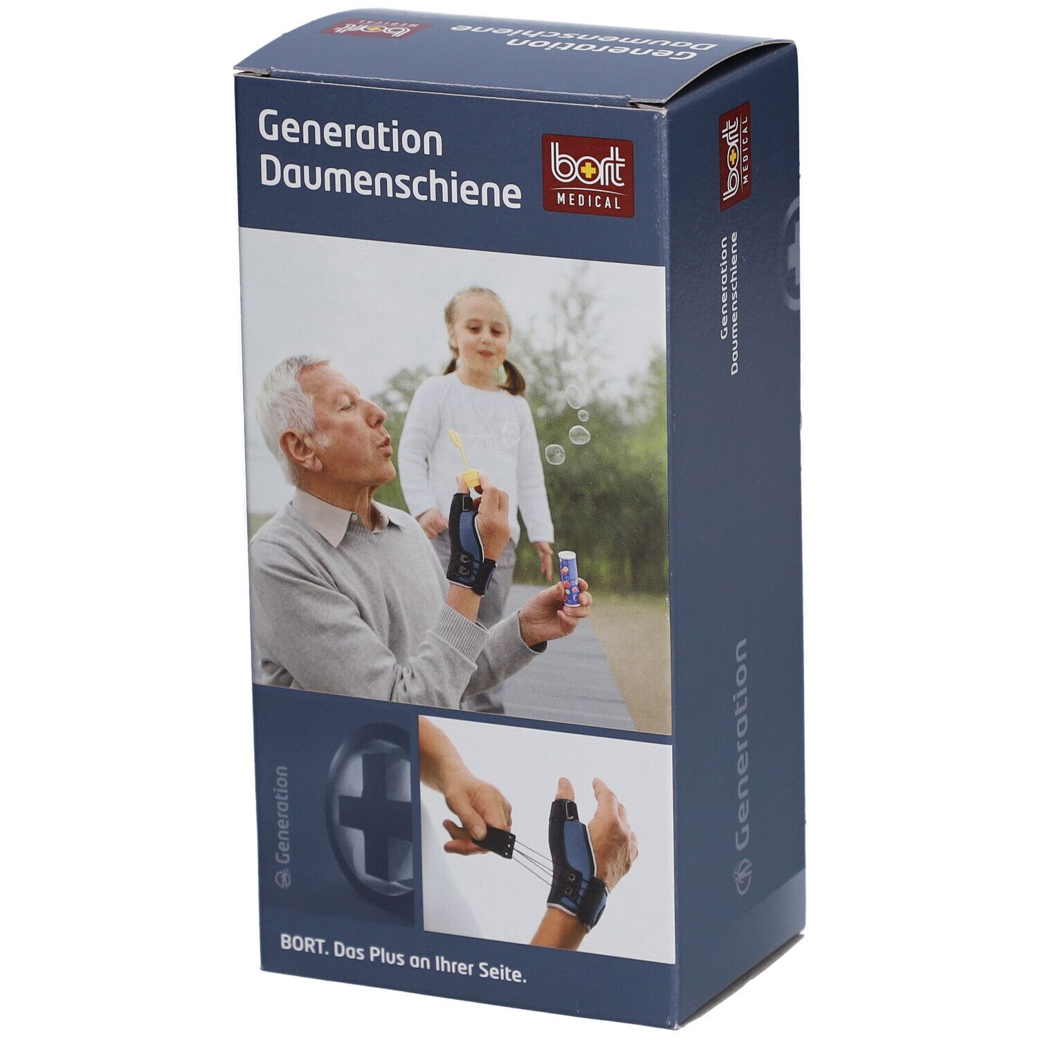 BORT Generation Daumenschiene rechts Gr. M blau