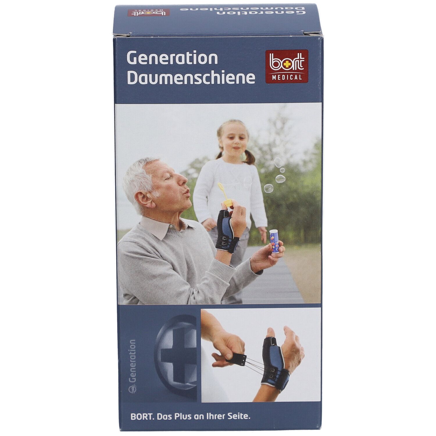 BORT Generation Daumenschiene rechts Gr. M blau