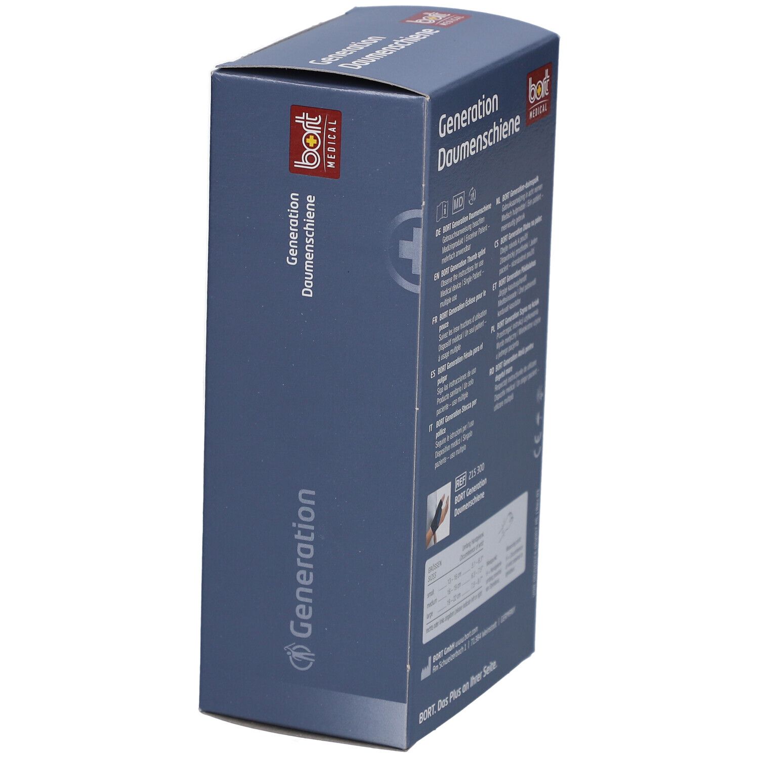 BORT Generation Daumenschiene links Gr. S blau