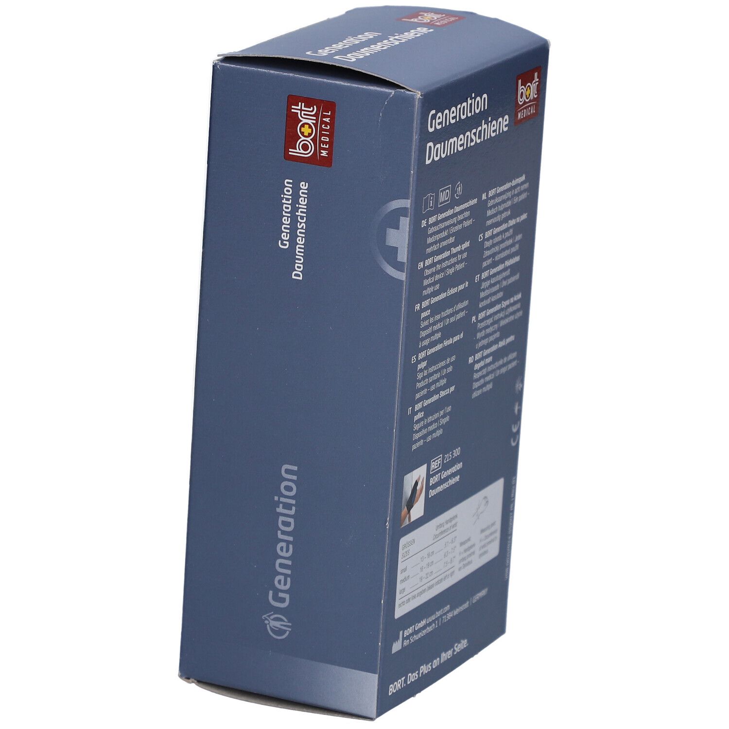 BORT Generation Daumenschiene links Gr. M blau