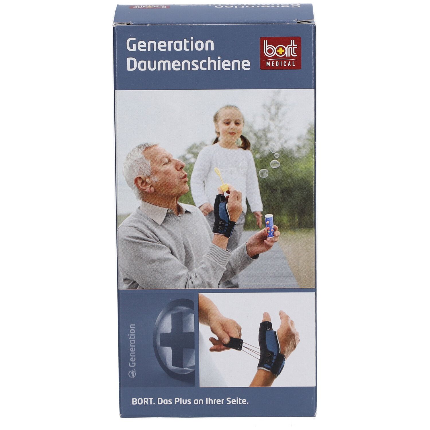 BORT Generation Daumenschiene links Gr. M blau