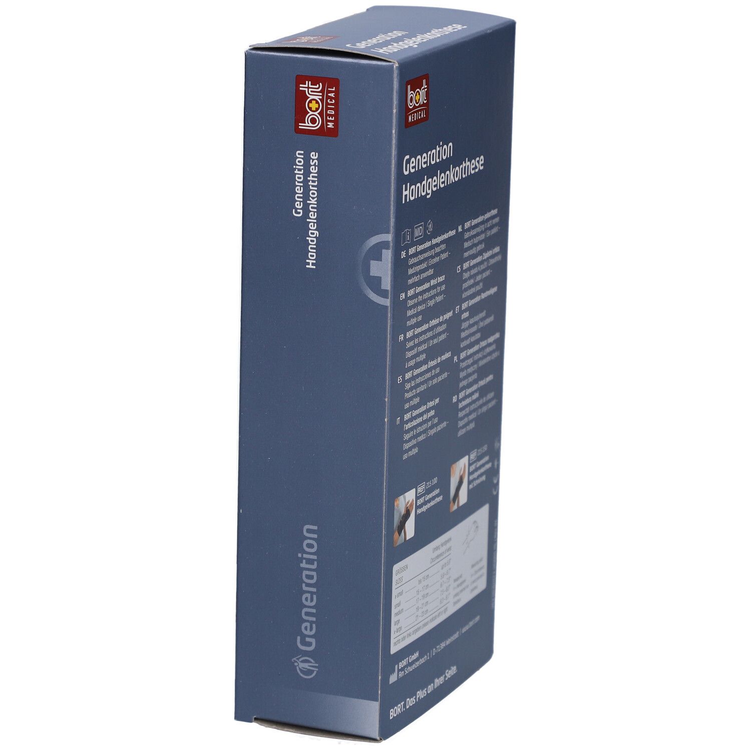 BORT Generation Handgelenkorthese links Gr. M blau