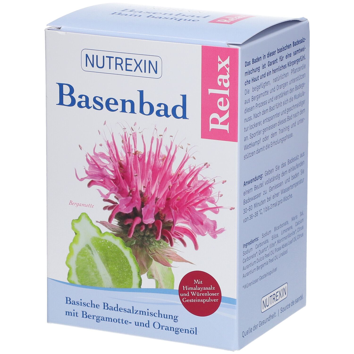 NUTREXIN Sels de bain basiques Relax